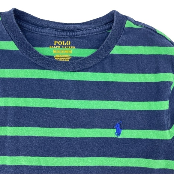 Polo Ralph Lauren Striped Long Sleeve T-Shirt Sz M - Picture 2 of 6